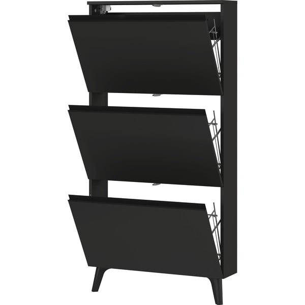 Antracitno siva preklopna omarica za čevlje Scarpa – Germania-image-2