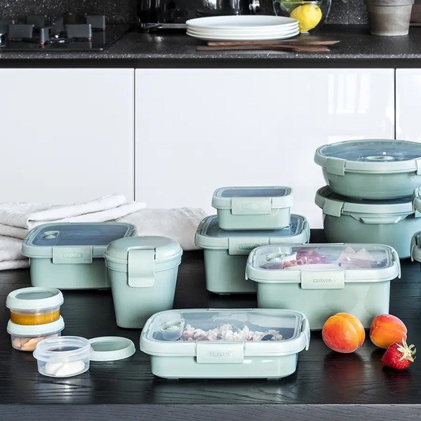 Škatla za malico Green Curver To Go, 1 l-image-1