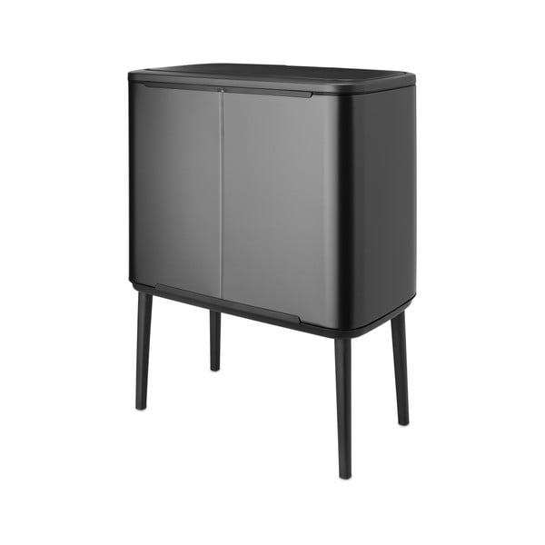 Temno siv jeklen koš za smeti na dotik 36 l Bo Touch Bin – Brabantia-image-1