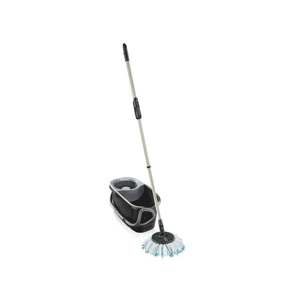 Vrtljivi mop z vedrom Clean Twist Disc Mop Ergo Black – LEIFHEIT