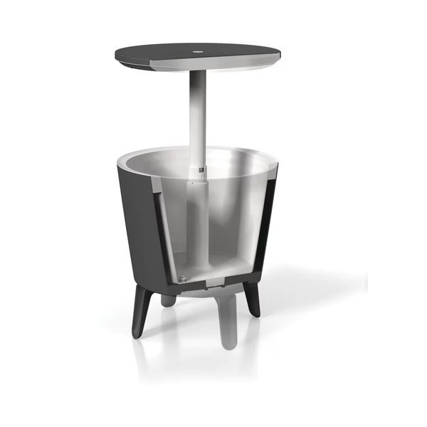 Plastična okrogla vrtna miza s prostorom za led ø 49,5 cm Cool – Keter-image-3