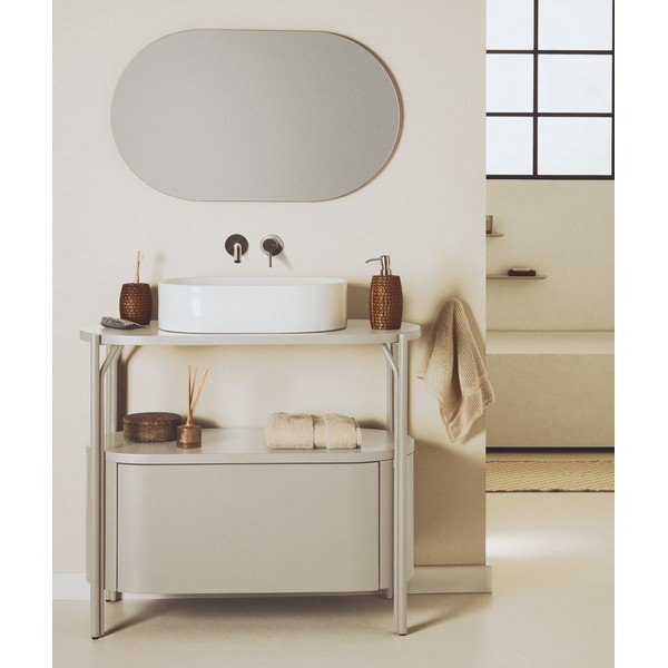 Bel keramičen umivalnik 50x31 cm Ovara – Kave Home-image-2
