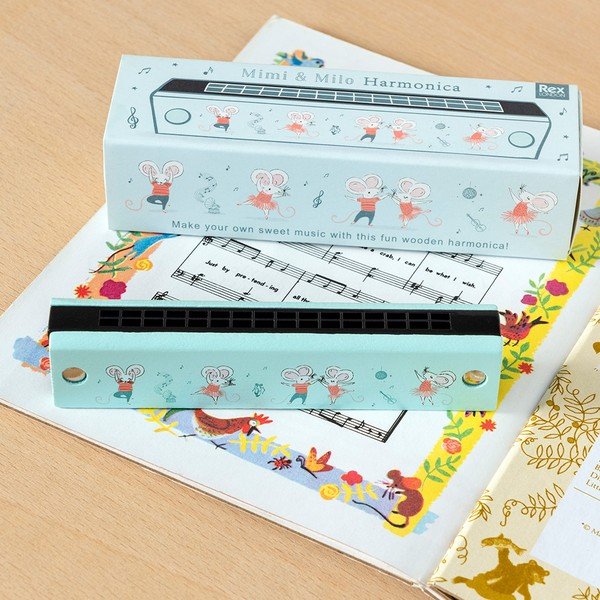 Glasbena igrača Harmonica Mimi and Milo – Rex London-image-1
