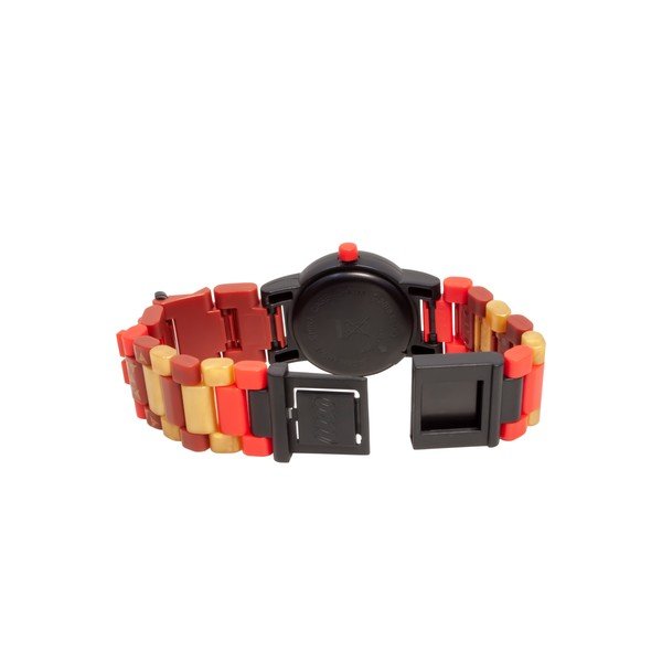 Rdeča ročna ura z zložljivim pasom in minifigurico LEGO® NINJAGO Kai-image-4