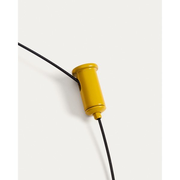Rumena LED zatemnitvena viseča svetilka s kovinskim senčilom ø 16 cm Porte – Kave Home-image-3