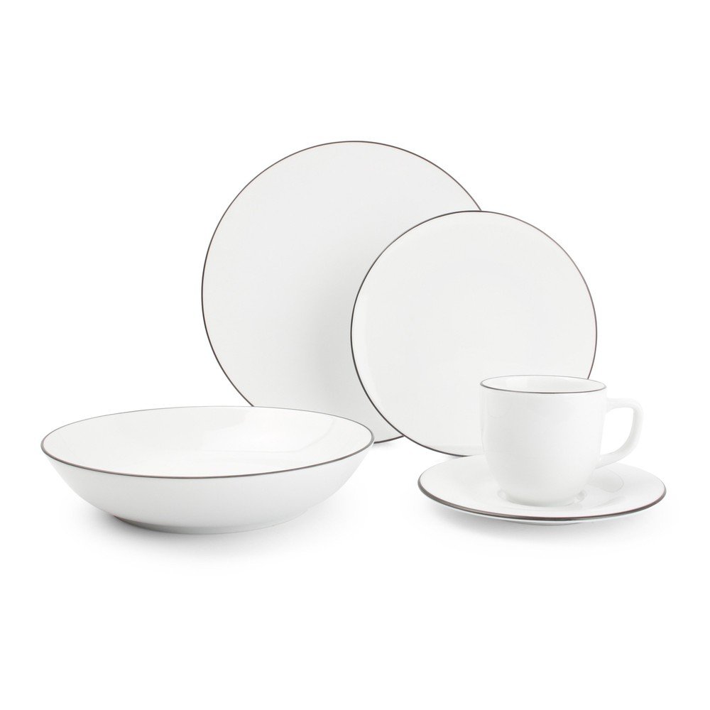 Porcelanast jedilni servis 20 ks za 4 osebe Puro