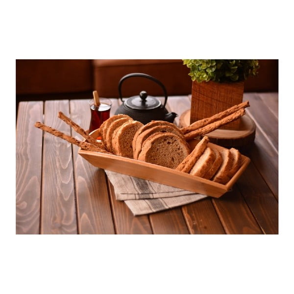 Bambusova škatla za kruh Bambum Seppe, dolžina 38 cm-image-2