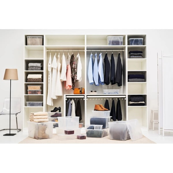 Plastična škatla za shranjevanje s pokrovom 29 l Lona - Rotho-image-3