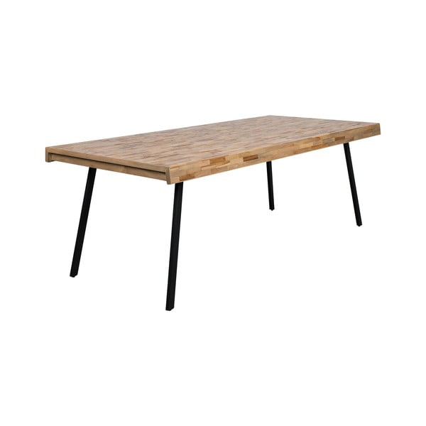 Jedilna miza iz masivnega tika 100x220 cm Suri – White Label-image-2