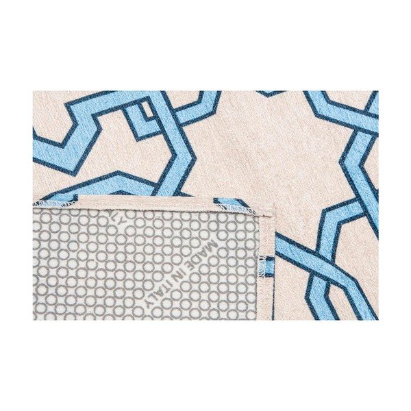 Zelo trpežna kuhinjska preproga Webtappeti Tiles Blue, 80 x 130 cm-image-4