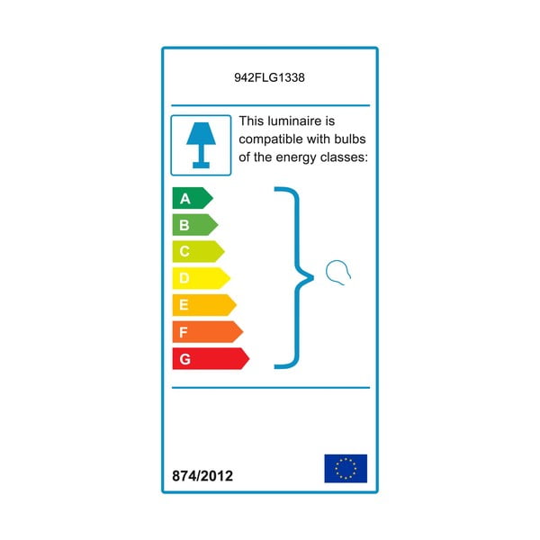 Bela/medeninasta stoječa svetilka s steklenim senčilom (višina 146 cm) Viran – Opviq lights-image-4