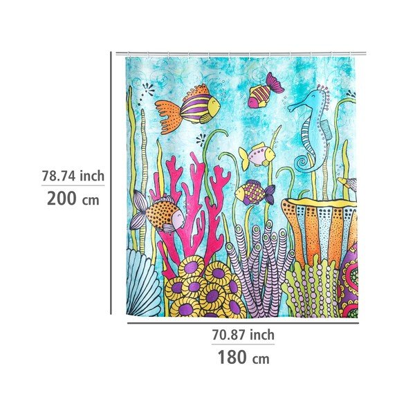 Zavesa za tuš 180x200 cm Rollin'Art Ocean Life – Wenko-image-3