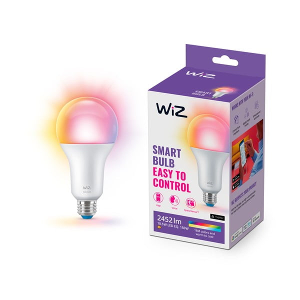 LED pametna žarnica z žarnico E27, 19 W – WiZ-image-2
