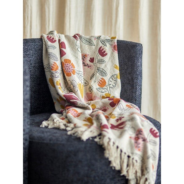 Odeja iz mešanice bombaža 130x160 cm Vivielle – Bloomingville-image-1