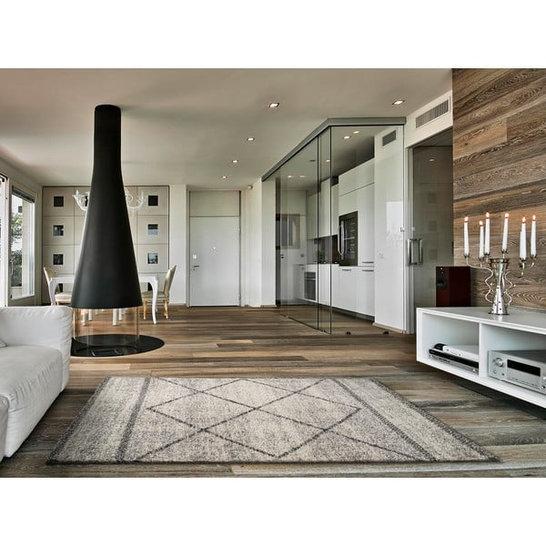 Siva preproga Universal Kasbah Gris, 80 x 150 cm-image-1