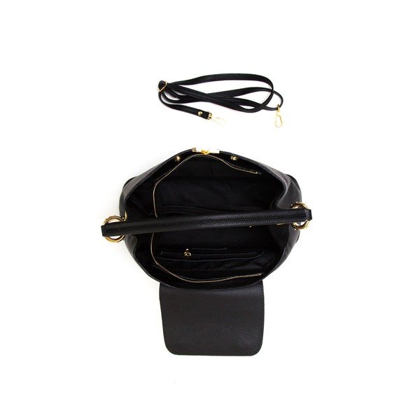Usnjena torbica Luisa Vannini 1132 Nero-image-4