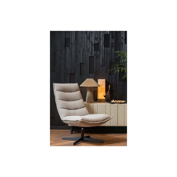 Bež namizna svetilka (višina 43 cm) Brett – WOOOD-image-3