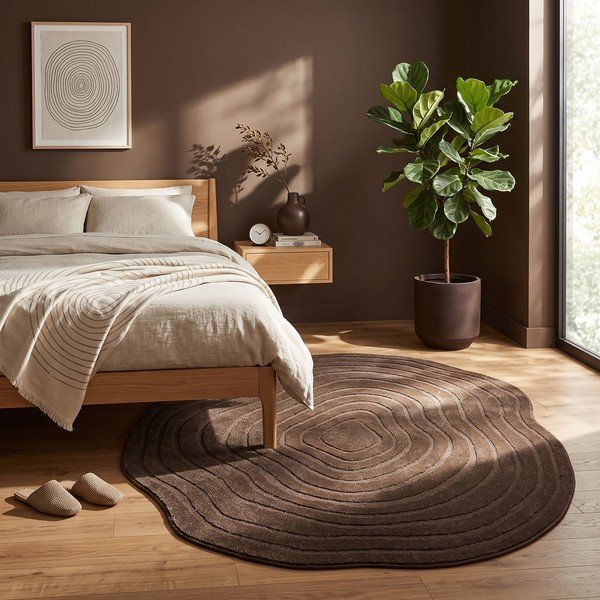 Rjava preproga 160x230 cm Pebble – ESTE-image-2