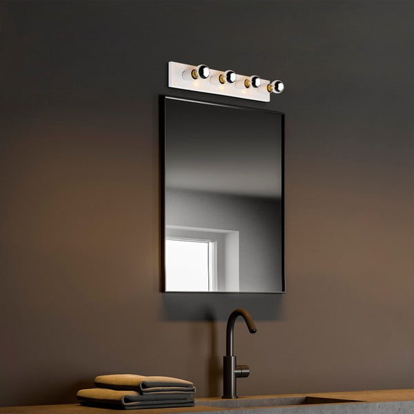 Bela stenska svetilka Mirro – Opviq lights-image-3
