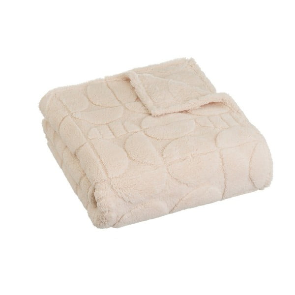 Bež odeja iz mikropliša 130x160 cm Mid Century – Casa Selección