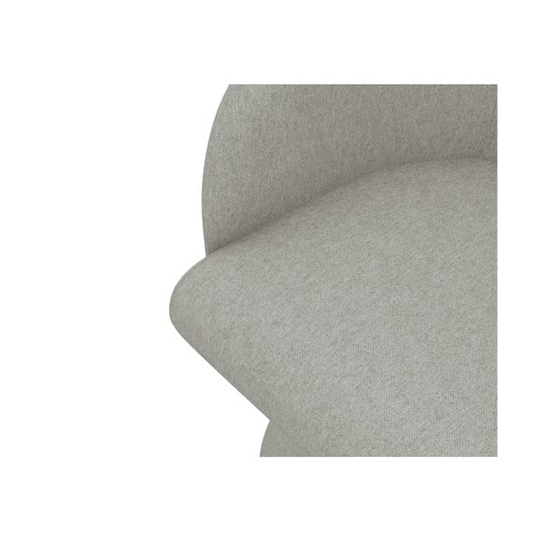 Svetlo siv oblazinjen jedilni stol Kanoa – Makamii-image-4