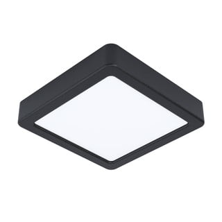 Črna LED stropna svetilka 16x16 cm FUEVA 5 – EGLO