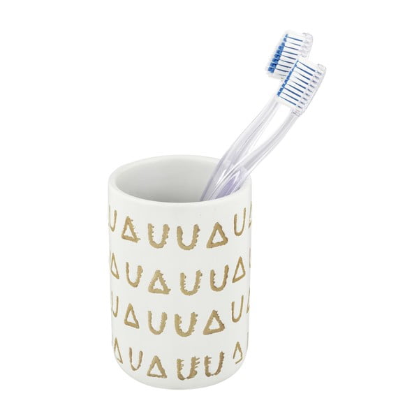 Bež keramičen lonček za zobne ščetke Avila - Wenko-image-2