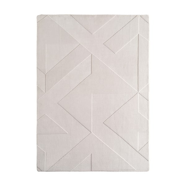 Kremno bel pralen tekač 80x250 cm Pompei 1613 – Ayyildiz Carpets