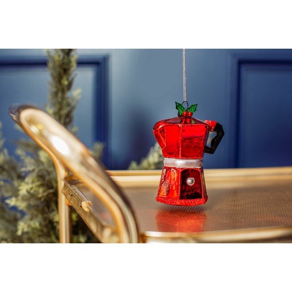 Steklen okrasek za jelko Coffee Pot – Sass & Belle-image-1