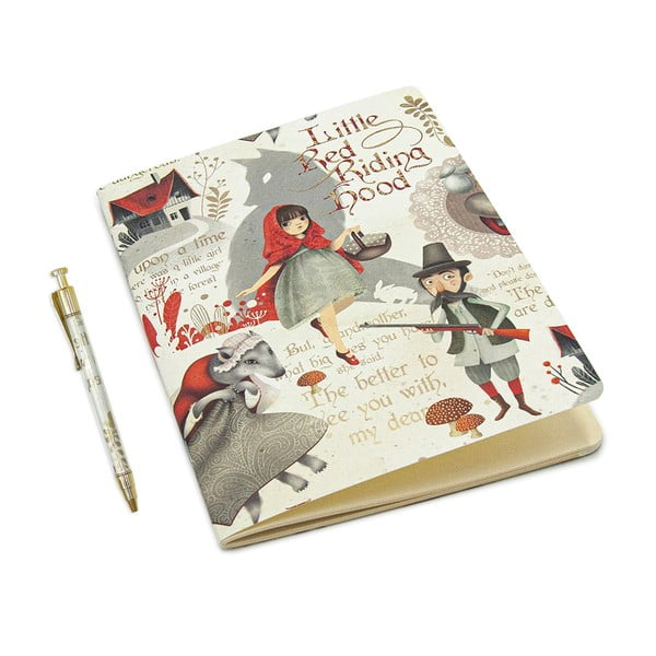 A5 zvezek s pisalom 64 strani Little Red Riding Hood – Kartos