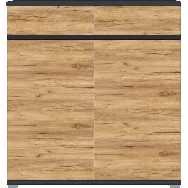 Omara za čevlje v hrastovem dekorju s predali Lissabon - Germania-image-1