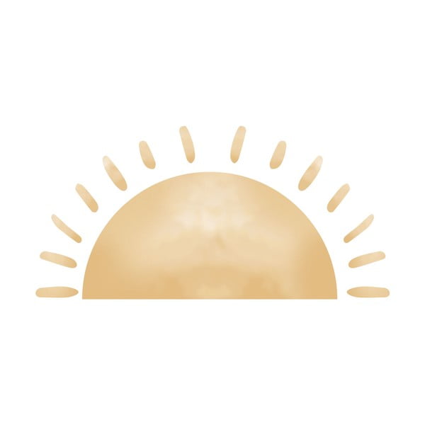 Otroška stenska nalepka 155x75 cm Watercolor Sun - Ambiance-image-2