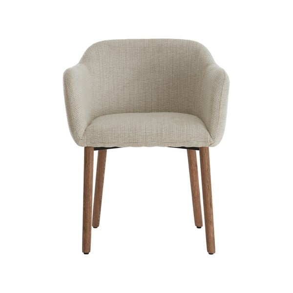 Bež oblazinjeni jedilni stoli v kompletu z nasloni za roke 2 ks Blaine – Light & Living-image-2