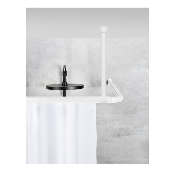 Bel stropni nosilec za tuš zaveso Era – Wenko-image-1