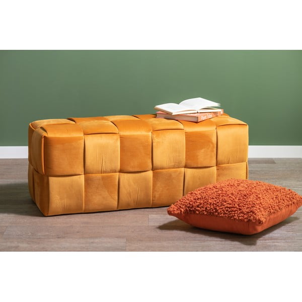Rumen žametni stolček Weaved - Leitmotiv-image-1