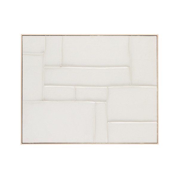Ročno naslikana/3D slika z okvirjem/na platnu 80x100 cm Klis – Kave Home-image-2