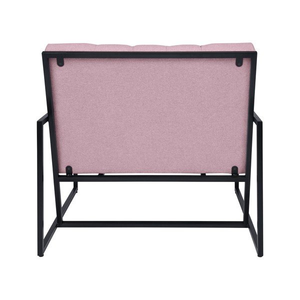 Svetlo roza fotelj Mazzini Sofas Aster-image-3