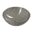 Siv keramičen okrogel umivalnik ø 42 cm Dalma – Sapho