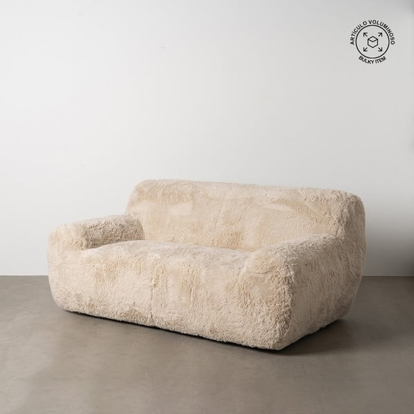 Bež sedežna garnitura 185 cm Teddy – Ixia-image-1