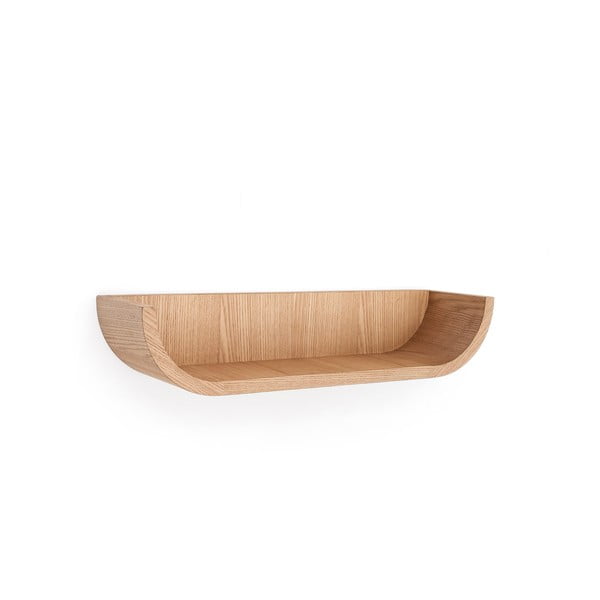 Polica v jesenovem dekorju v naravni barvi 60 cm Salaya – Kave Home