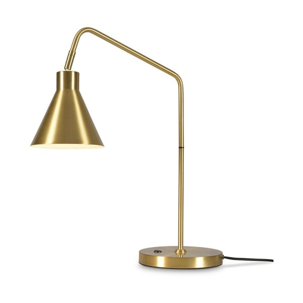 Namizna svetilka v zlati barvi s kovinskim senčnikom (višina 55 cm) Lyon – it's about RoMi
