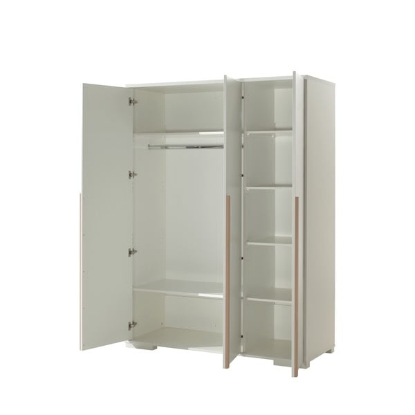 Bela otroška garderobna omara 146x195 cm London – Vipack-image-2