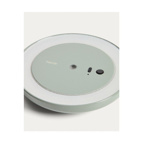 Svetlo zelena LED zatemnitvena namizna svetilka s kovinskim senčilom (višina 35 cm) Porte – Kave Home-image-4