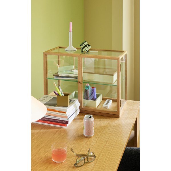 Vitrina v hrastovem dekorju 60x42x32 cm Poetic – Hübsch-image-1