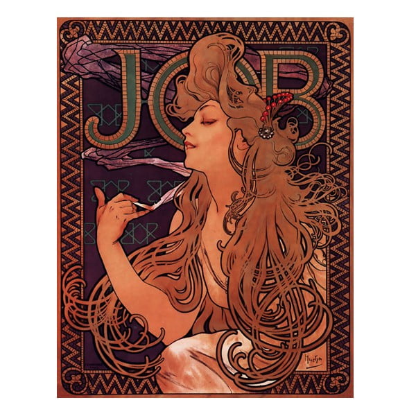 Slikarsko delo, Alfons Mucha, 55x70 cm