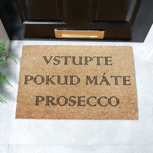 Predpražnik iz kokosovih vlaken 40x60 cm Prosecco – Artsy Doormats-image-2