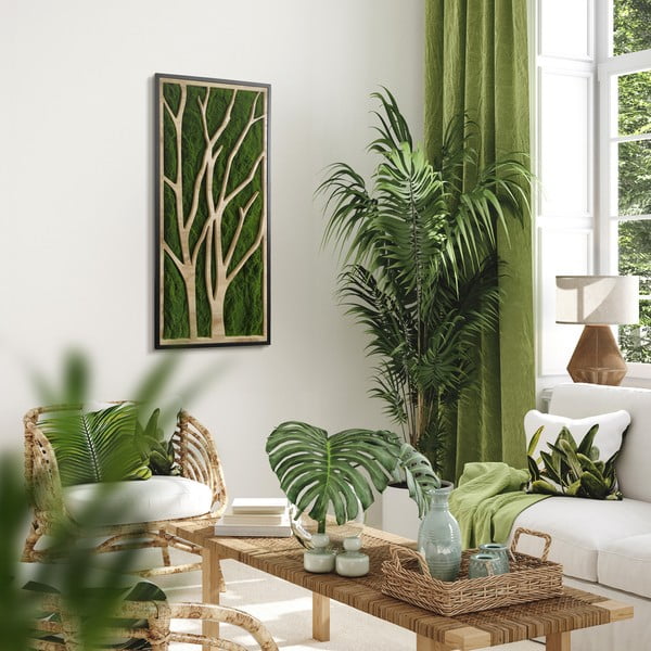 Stenska dekoracija 50x100 cm Tree – Styler-image-2