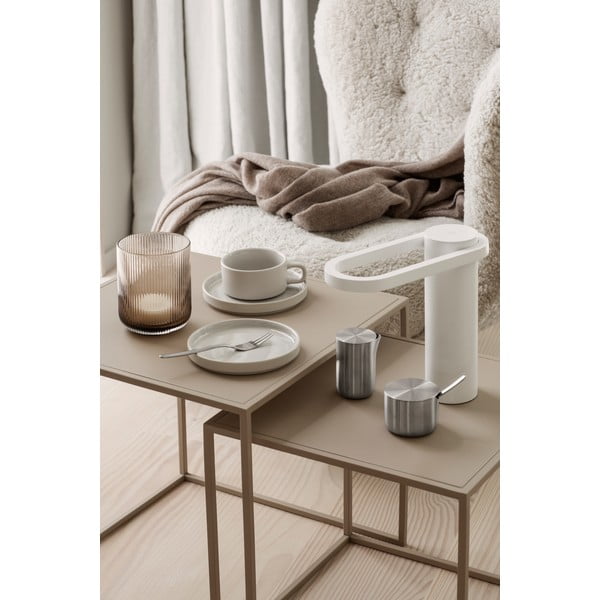 Rjav steklen svečnik Blomus Ven, ø 14 cm-image-1