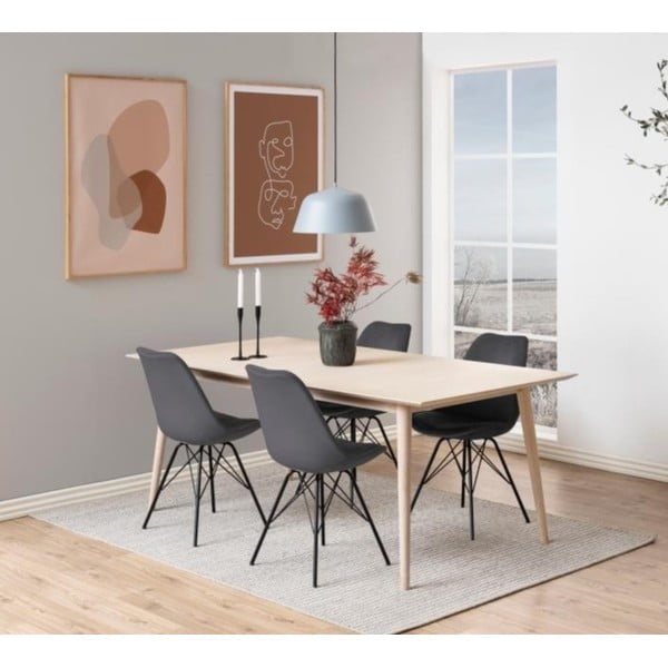 Črn/siv jedilni stol Eris – Actona-image-1