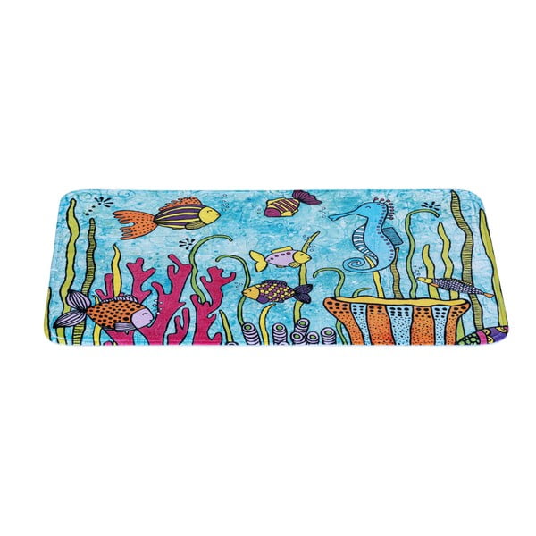 Tekstilna kopalniška preproga 45x70 cm Rollin'Art Ocean Life – Wenko